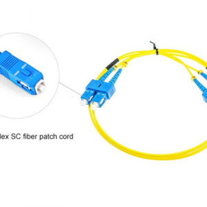 SM Duplex SC/UPC-SC/UPC 2.0mm Fiber Optic Patch Cord PVC LSZH 1.0m