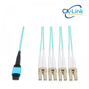 Dây Nhảy Quang MPO/UPC 8FO x 4LC/UPC Duplex OM3